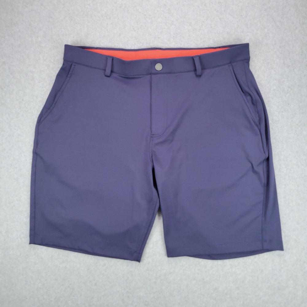 Redvanly Golf Shorts Mens XL Navy Blue High Stretch 9 Inseam Performance